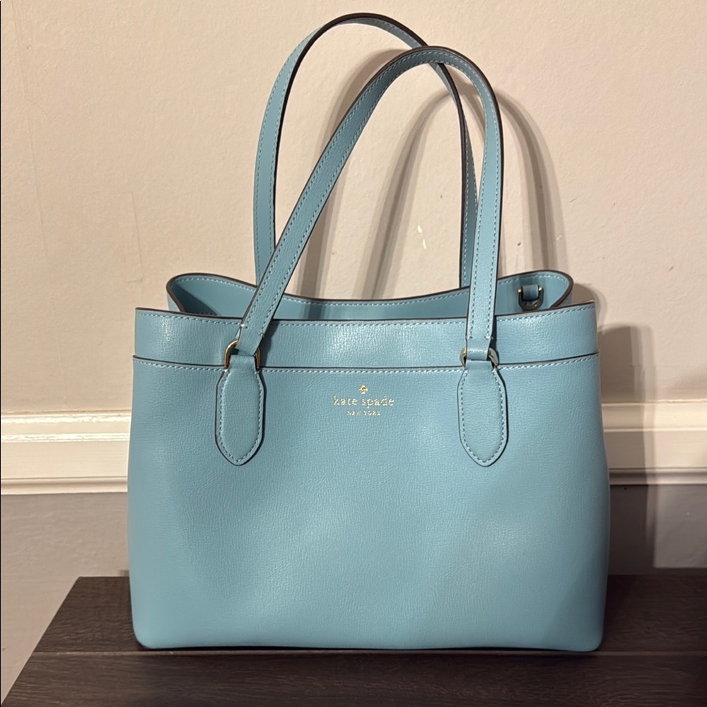 Kate Spade Blue Leather Tote